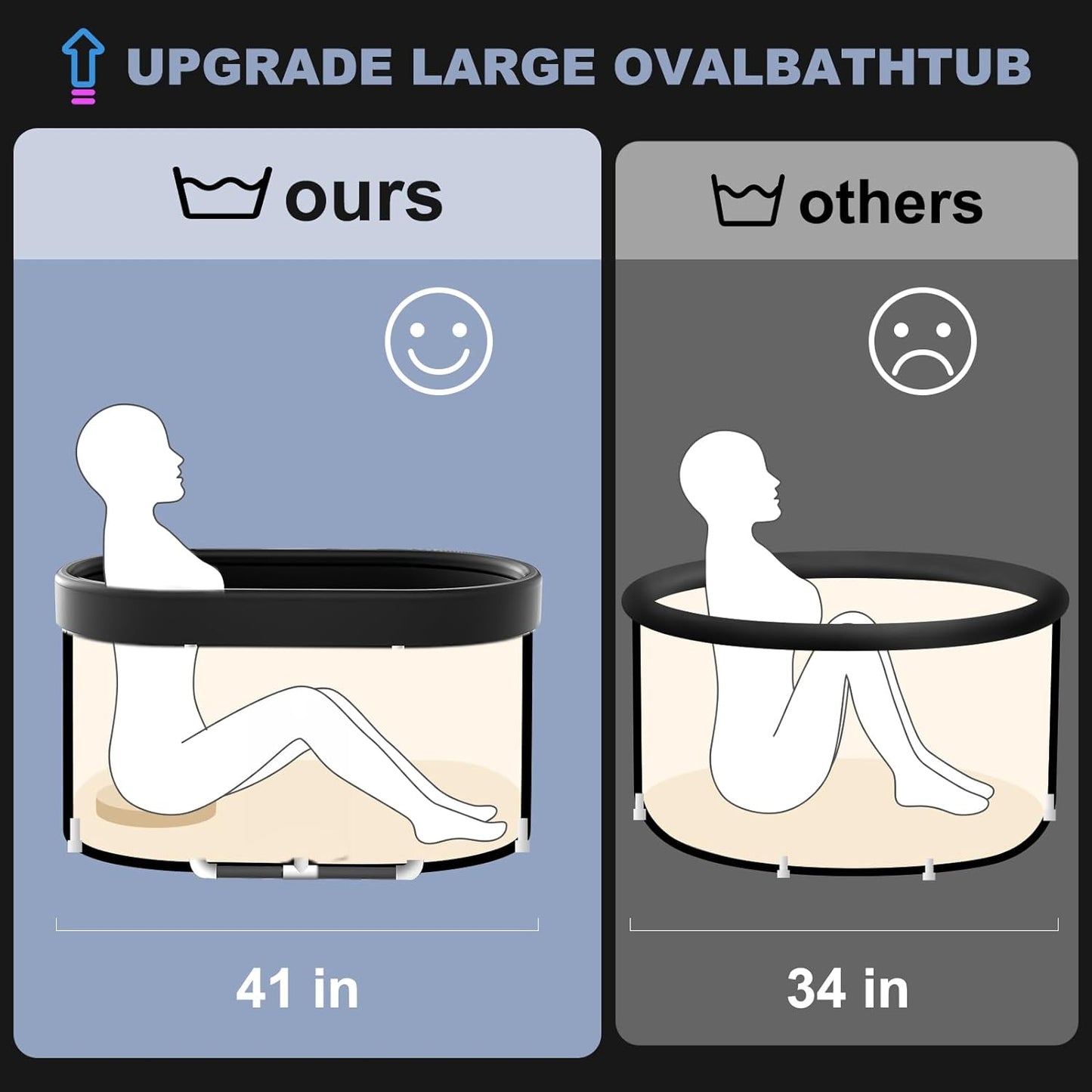 429L XL Oval Ice Bath
